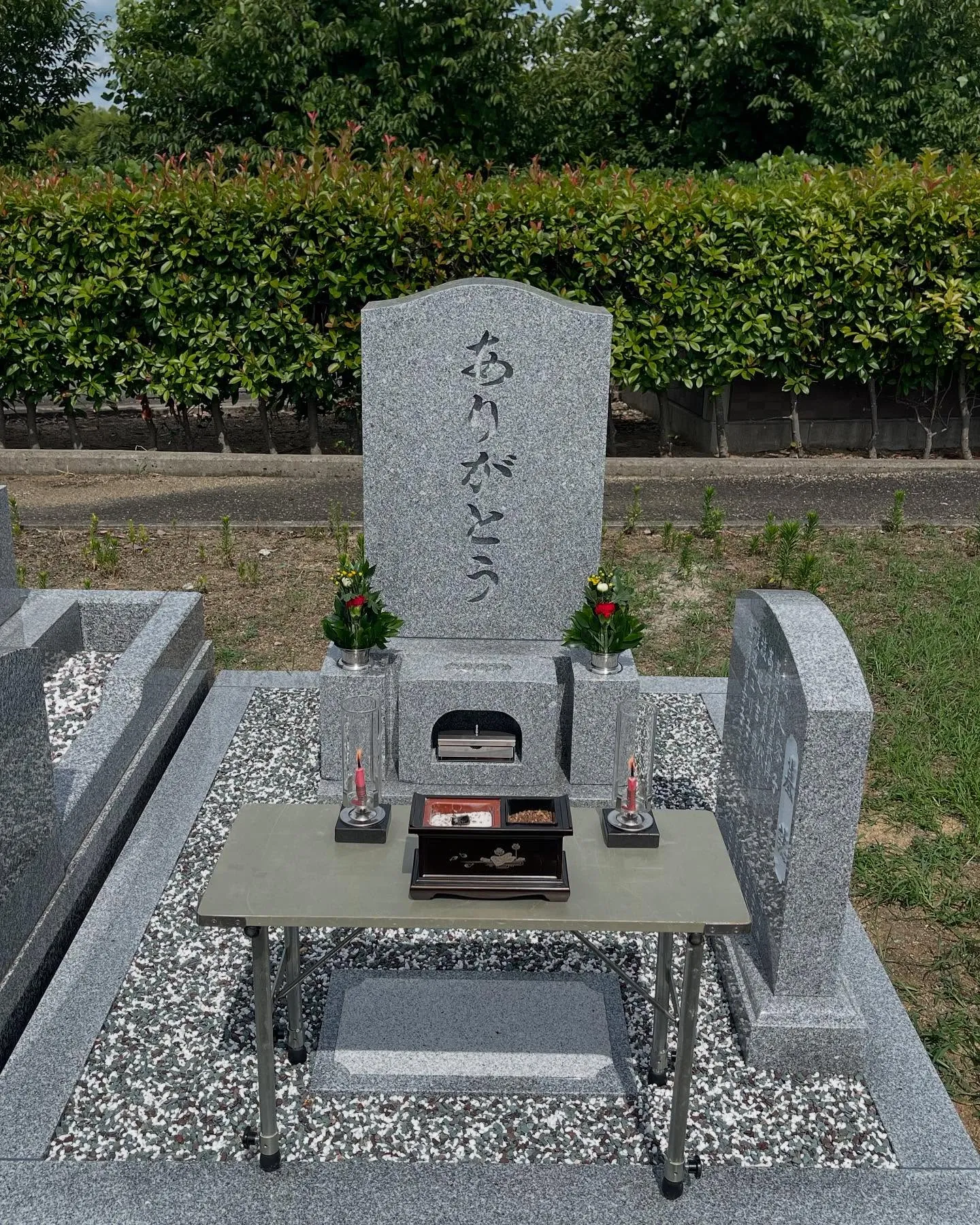 本日は岸和田でお墓を建てて頂き、開眼法要・納骨式を致しました...